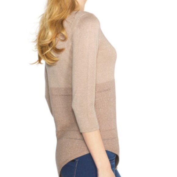 NWOT Colorblock Asymmetric Pullover - Picture 2 of 8